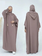 Ramadan Niqab Khimar Muslim Abaya Damen Dubai Turkey Islam Prayer Clothes Women Jilbab Modest Dress Kaftan Robe Femme Musulmane