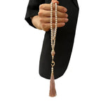 39BB 99 Beads Tasbih Beads Muslims Prayer Artificial Pearls Bead Smoothly Finish For Religious Experience And Serenity