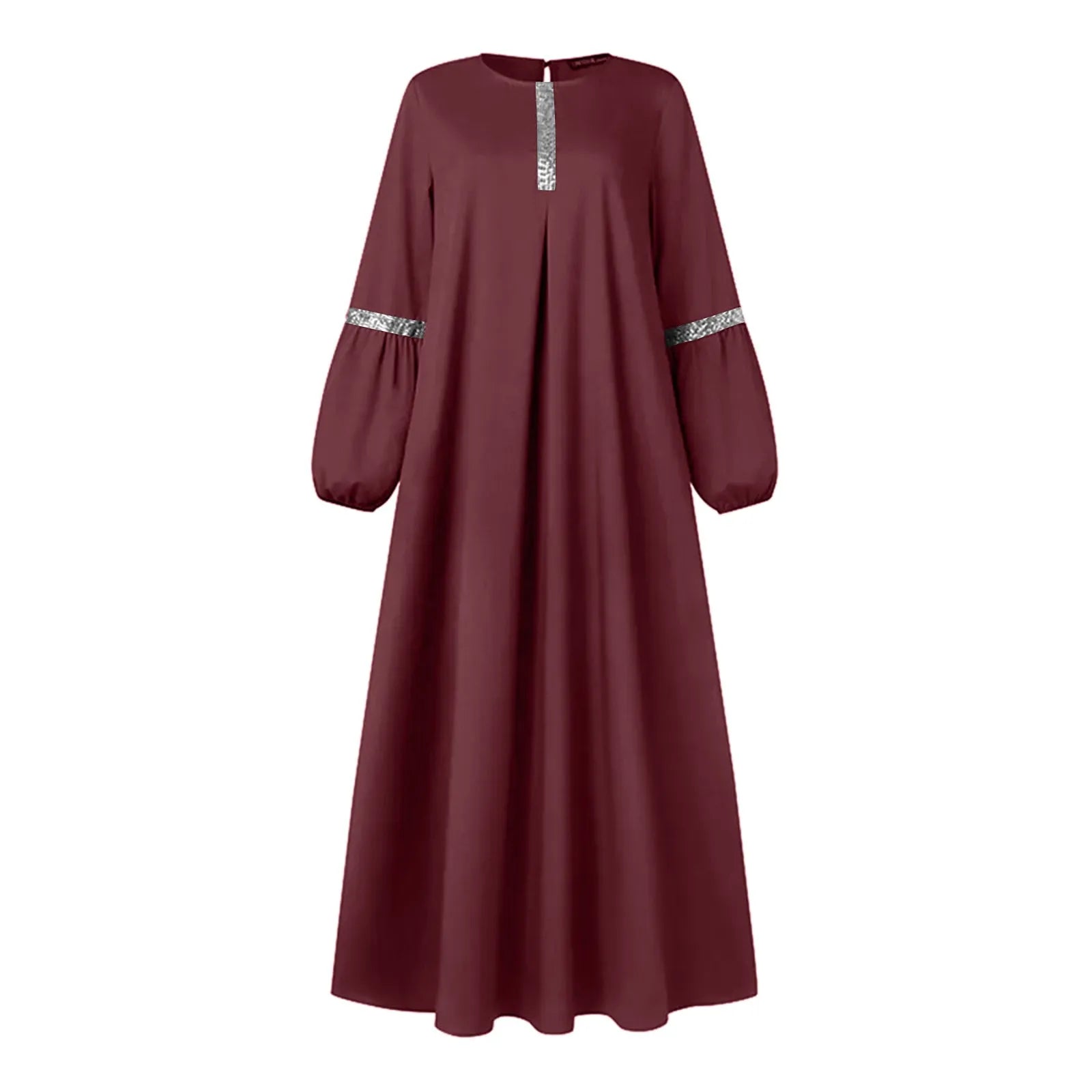 Women'S Muslim Dress Ramadan Muslim Clothes Elegant Solid Color Robe Abaya Dubai Turkey Islam Prayer Clothes Islam Women Dress