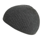 New Solid Color Kufi Cap Casual Breathable Skull Hat Crochet Knit Knitted Hat Men