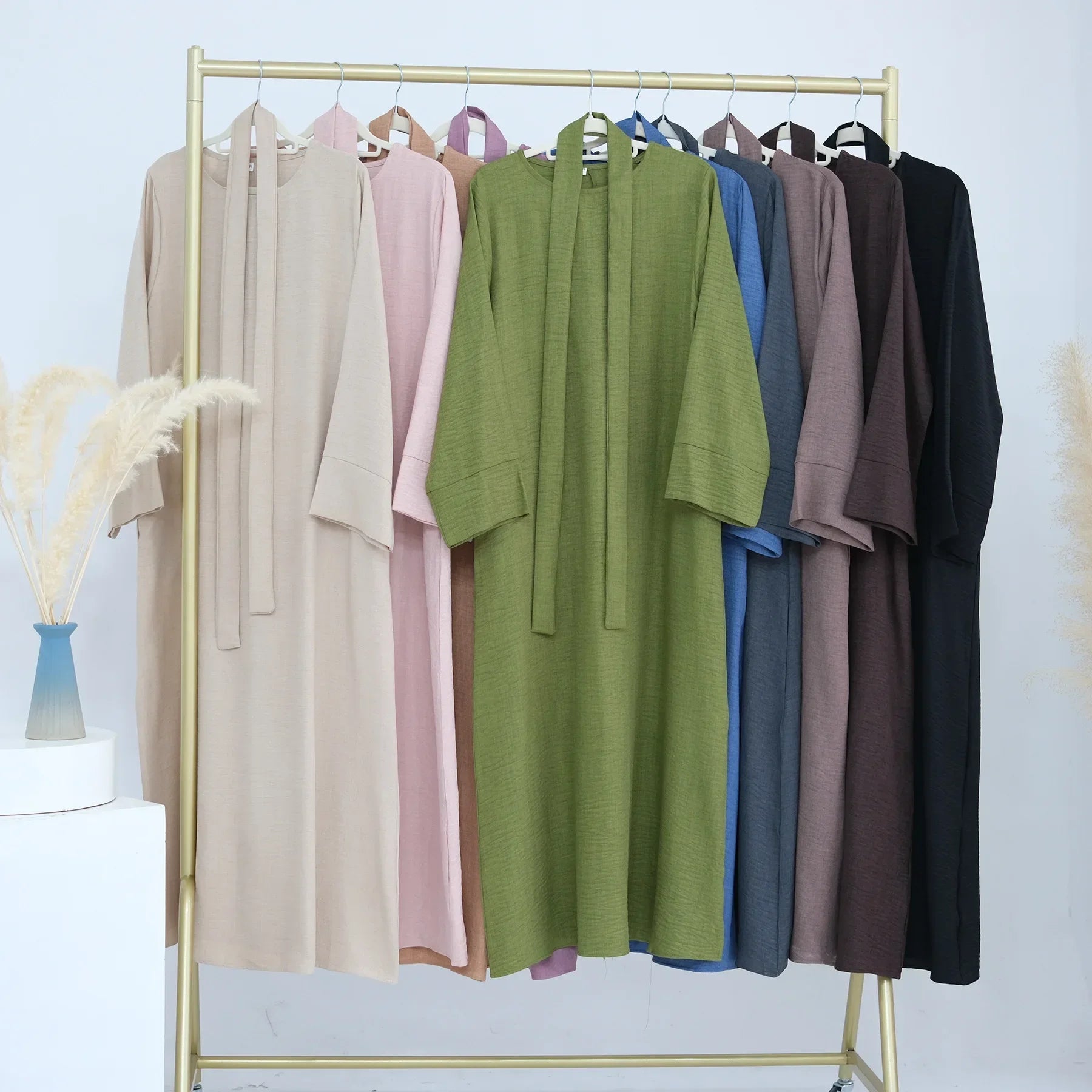 Ramadan Eid Muslim prayer Abaya Women Party Dresses Sashes Morocco Abayas Dubai Kaftan Islam Vestidos Arab Long Robe Jalabiya