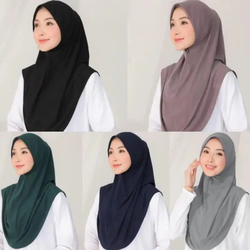 Head Scarf Women Summer Solid Color Scarf Hijab For Ladies Wrap Solid Color Shawls Headband Muslim Hijabs Scarves
