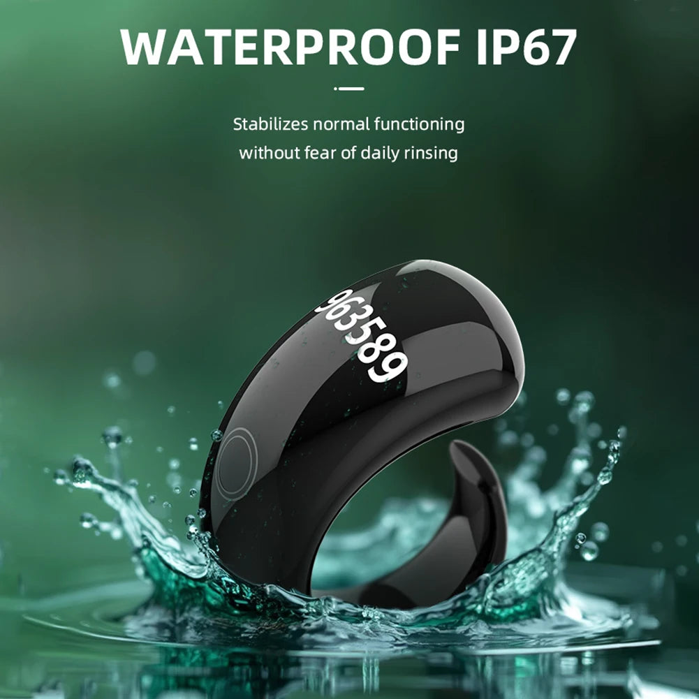 1 Pcs Tasbih Adjustable Sizing For Zikr Smart Ring Clock  Adjustable Long-lasting Battery  Waterproof Prayer Reminder Supplies