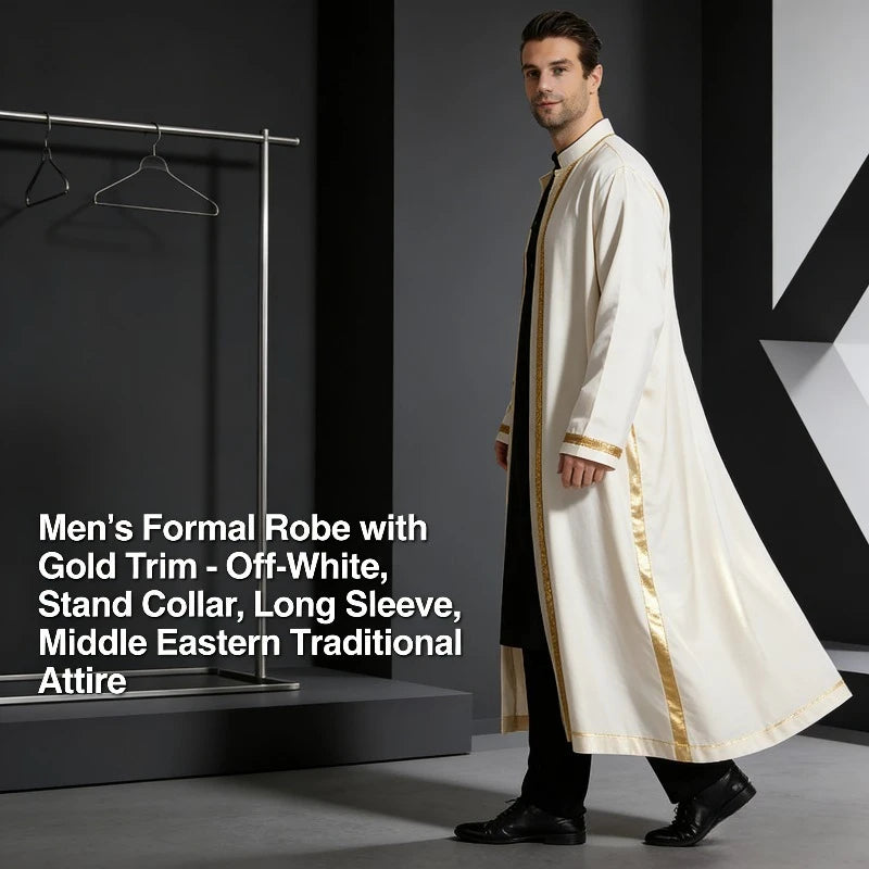 Islam Men's Jubba Thobe Kimono Cardigan Muslim Dress Arabic Robe Djellaba Eid Ramadan Saudi Dubai Turkey Morocco Kaftan Gown