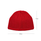 New Solid Color Kufi Cap Casual Breathable Skull Hat Crochet Knit Knitted Hat Men