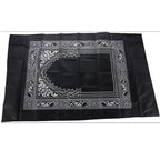 Prayer Rug Polyester Portable Braided Mats Simply Print with Compass In Pouch Travel Home New Style Mat Blanket 100x60cm