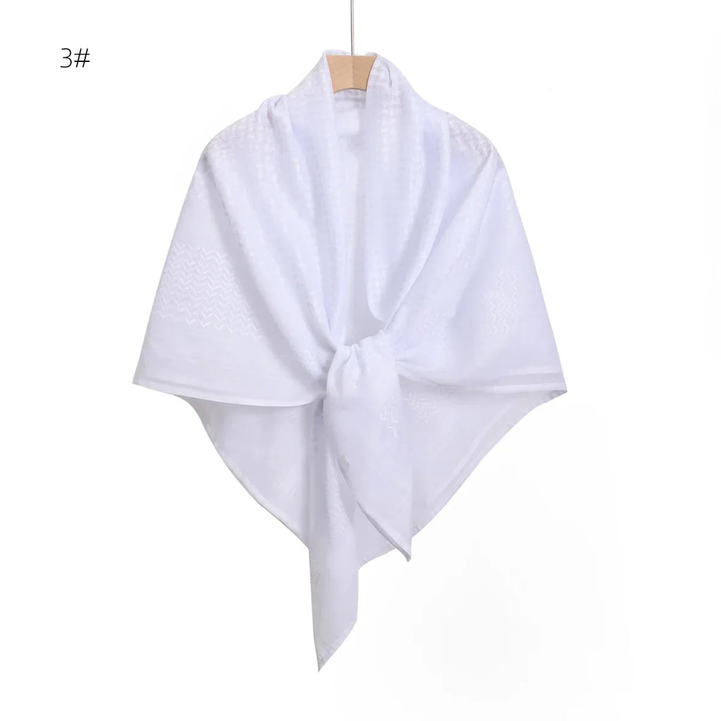 Arab Shemagh Muslim Keffiyeh Head Wrap Tactical Desert Head Neck Scarf Military Shawl Arabic Scarf Headwear with Agal Rope