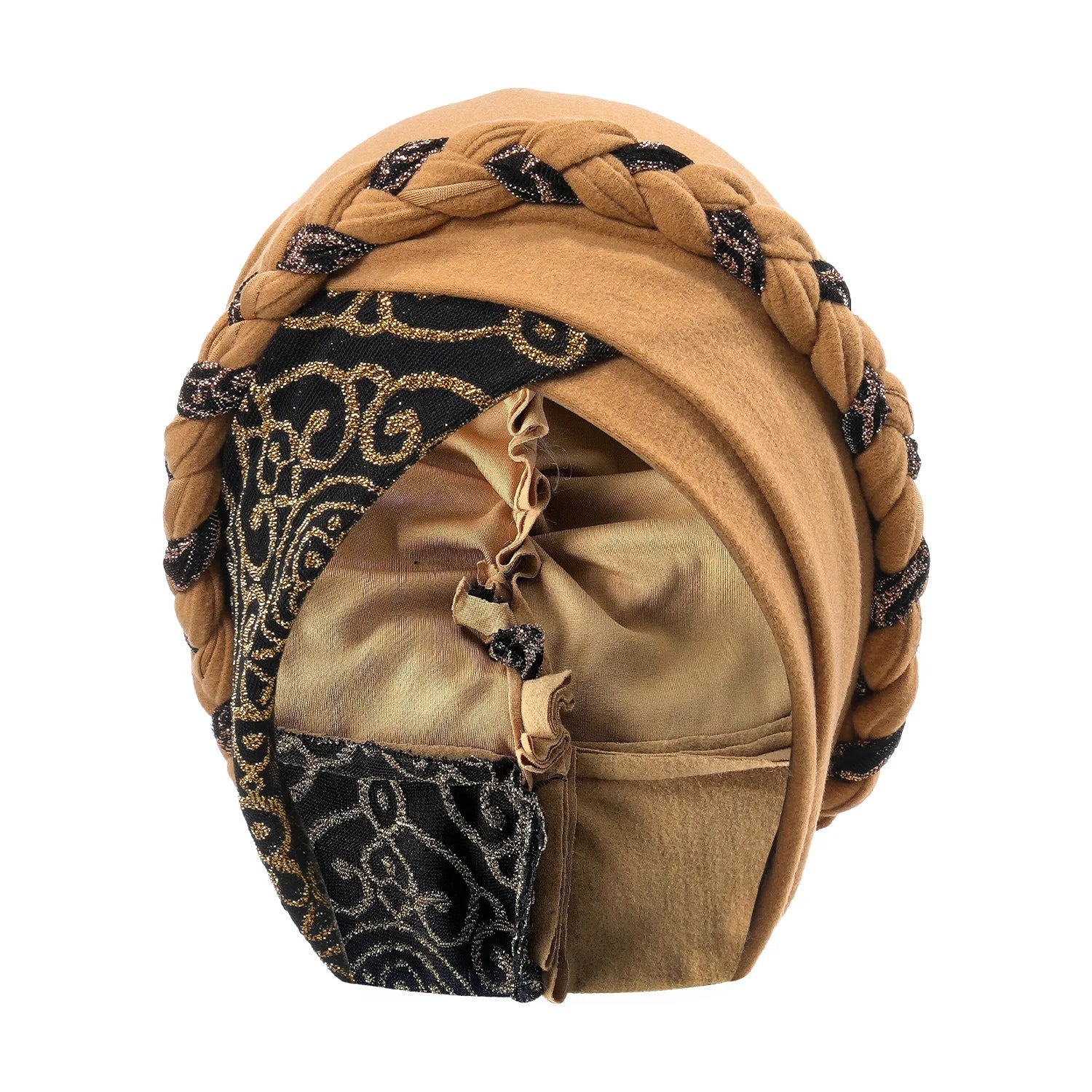 Head Scarf for Muslim Women Turban Cap Ladies Islamic Print Bonnet Hat Braid Headband Turbante Mujer Beanies Hats