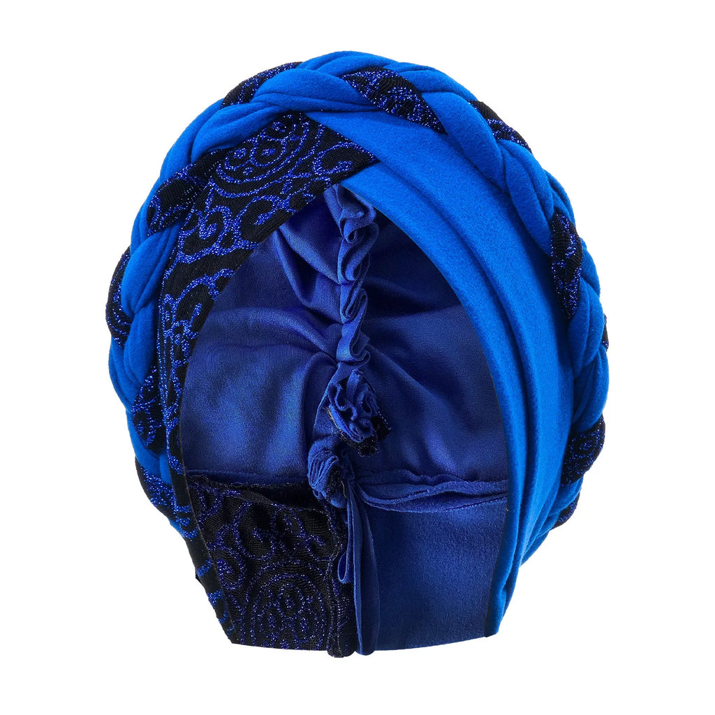 Head Scarf for Muslim Women Turban Cap Ladies Islamic Print Bonnet Hat Braid Headband Turbante Mujer Beanies Hats