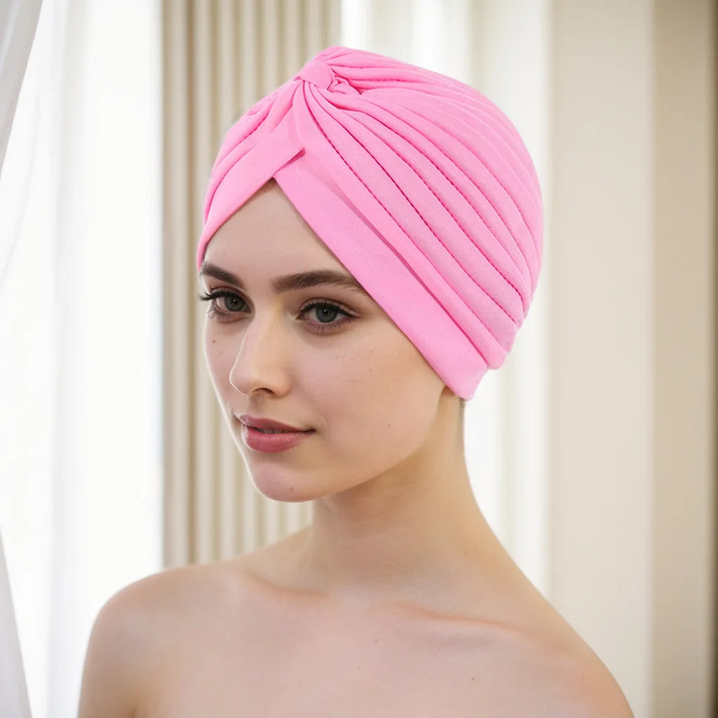 Cancer Head Scarf Headscarves Ladies Hijab Hair Turban Chemo Velvet Durag Bottom Cloth Headscarf Women Turban for Ladies