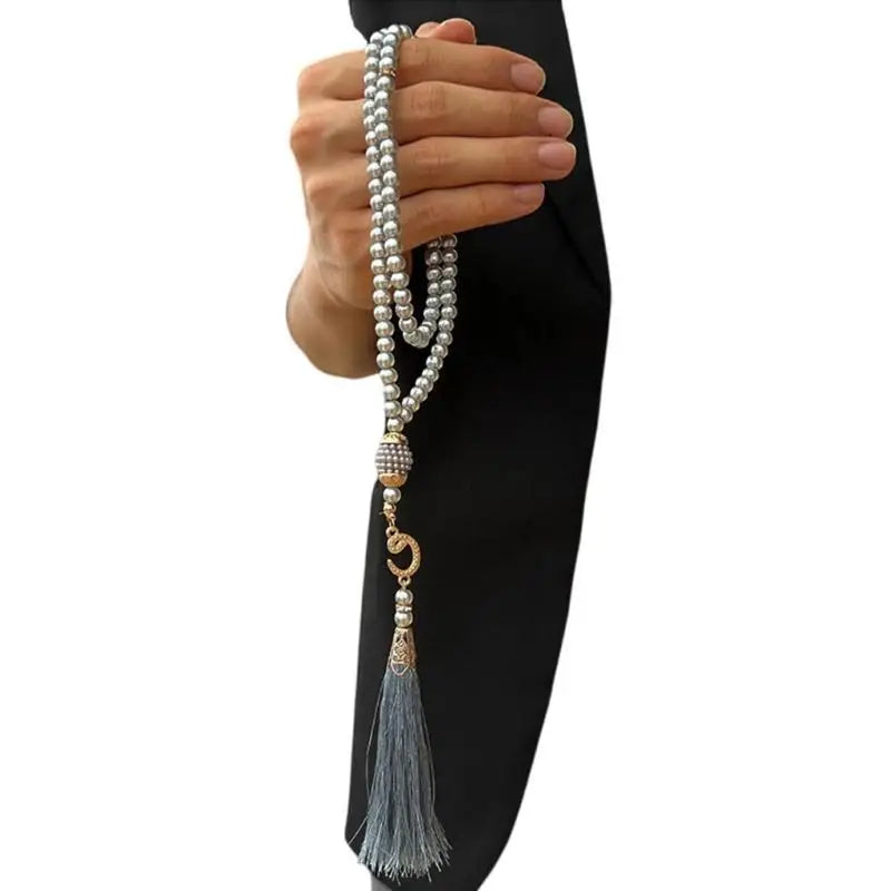 39BB 99 Beads Tasbih Beads Muslims Prayer Artificial Pearls Bead Smoothly Finish For Religious Experience And Serenity