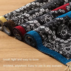 Women Men Muslim Prayer Rug Worship Kneel Printed Floor Mat Protable Travel Prayer Rugs Ramadan Gift Soft Islamic Prayer Rug