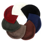 1pc Men's Casual Knitted Muslim Women Prayer Hats Winter Warm Beanies Cap Islamic Ramadan