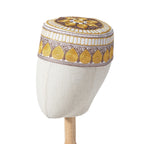 New Muslim Men Prayer Cap Hat Cotton Embroidery Leisure Saudi Arabia Islamic Hat Cap Men Headscarf Topkippot Turban Saudi Cap