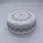 2023 New Muslim Prayer Hats Breathable Headware Kufi Hat Men Islam Skull Cap Ramadan Eid Gift Embroidery Man Hat