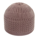 Winter Knitted Muslim Men Prayer Hats Unisex Beanies Cap Warm Islamic Ramadan Jewish Kippah Homme Hat Men's Wrap Head Caps