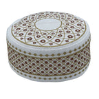 2023 New Muslim Prayer Hats Breathable Headware Kufi Hat Men Islam Skull Cap Ramadan Eid Gift Embroidery Man Hat