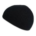 New Solid Color Kufi Cap Casual Breathable Skull Hat Crochet Knit Knitted Hat Men