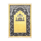 Women Men Muslim Prayer Rug Worship Kneel Printed Floor Mat Protable Travel Prayer Rugs Ramadan Gift Soft Islamic Prayer Rug