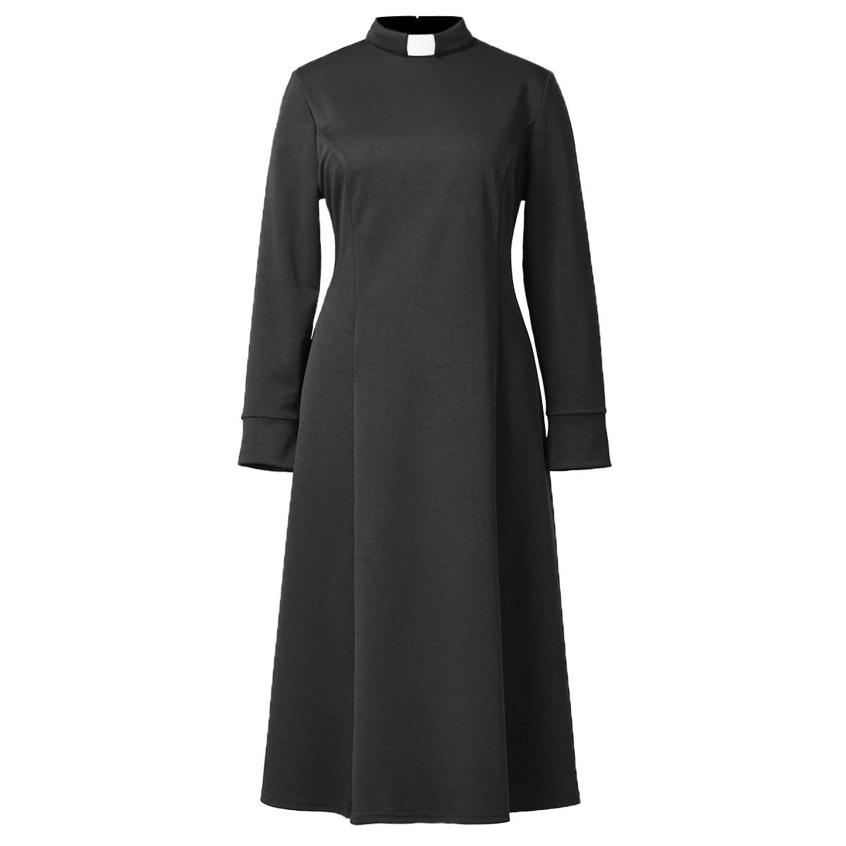 Clergy Dresses for Women Female Catholic Church Choir Pastor Nun Minister Tab Collar Clergydress Cassock Garments