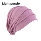 Women Turban Hat Beanies Hair Loss Headscarf Female Elastic Turban Hat Chemo Hat Head Wrap Muslim Hijabs