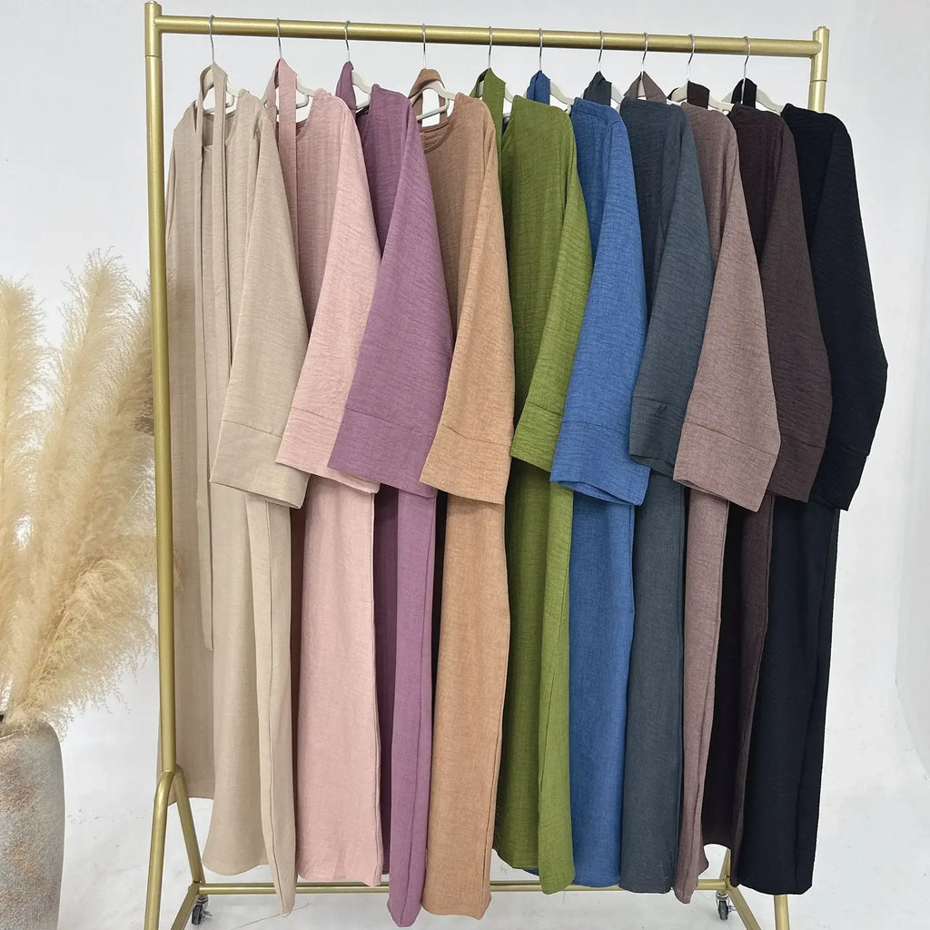 Ramadan Eid Muslim prayer Abaya Women Party Dresses Sashes Morocco Abayas Dubai Kaftan Islam Vestidos Arab Long Robe Jalabiya