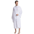 2 Pieces Ihram Pilgrimage Towel Muslim Arabic Hajj Clothing Mens Islamic Ramadan Prayer Worship Costumes Jubba Thobe Middle East