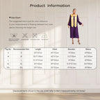 Women Men Church Choir Robe Long Sleeve Zipper Gown Liturgical Worship Prayer Praise Dress Halloween Theme Party Cosplay Costume