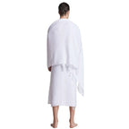 2 Pieces Ihram Pilgrimage Towel Muslim Arabic Hajj Clothing Mens Islamic Ramadan Prayer Worship Costumes Jubba Thobe Middle East